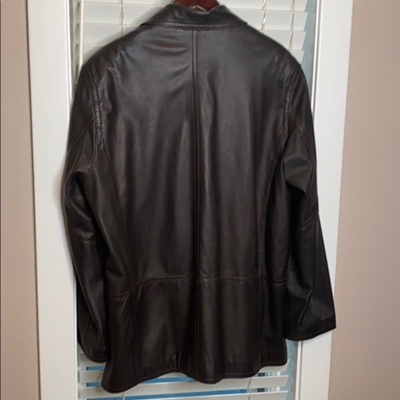 Andrew Marc Leather Jacket - Picture 2 of 8